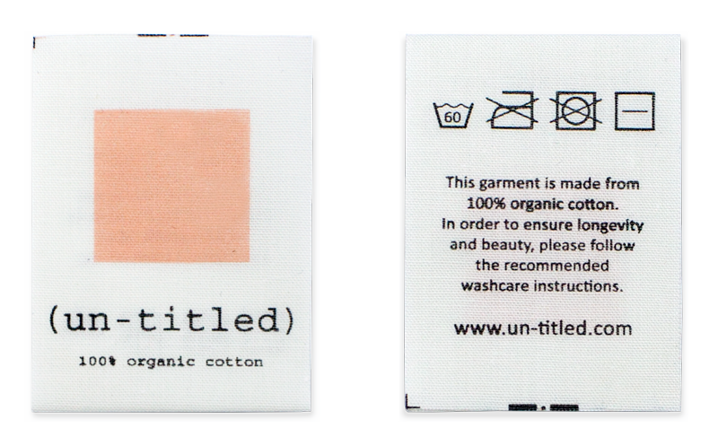 100% Printed Cotton Labels - Affordable Eco-Friendly Labels !!